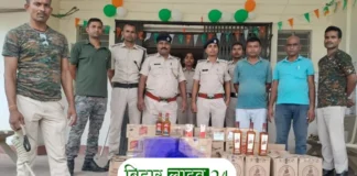 दरभंगा में साइकिल मरम्मत की दुकान से 208.725 लीटर अवैध विदेशी शराब बरामद, एक गिरफ्तार