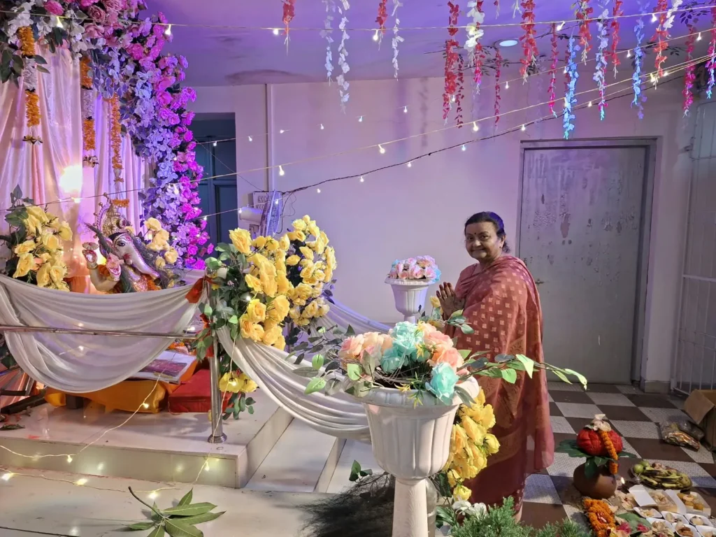 गणेश चतुर्थी पर दरभंगा में गणपति पूजा